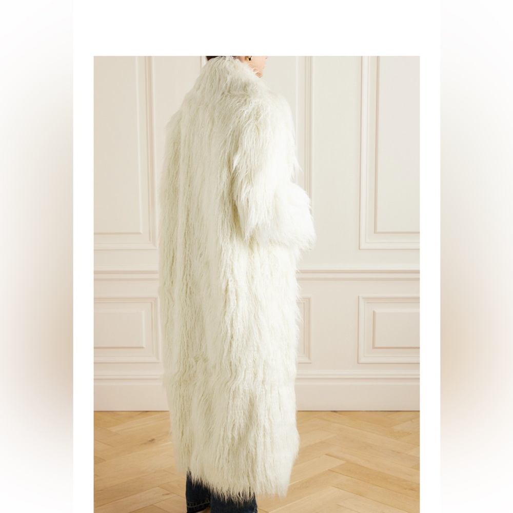 Frankie Shop Nicole long faux fur coat - Picture 4 of 6